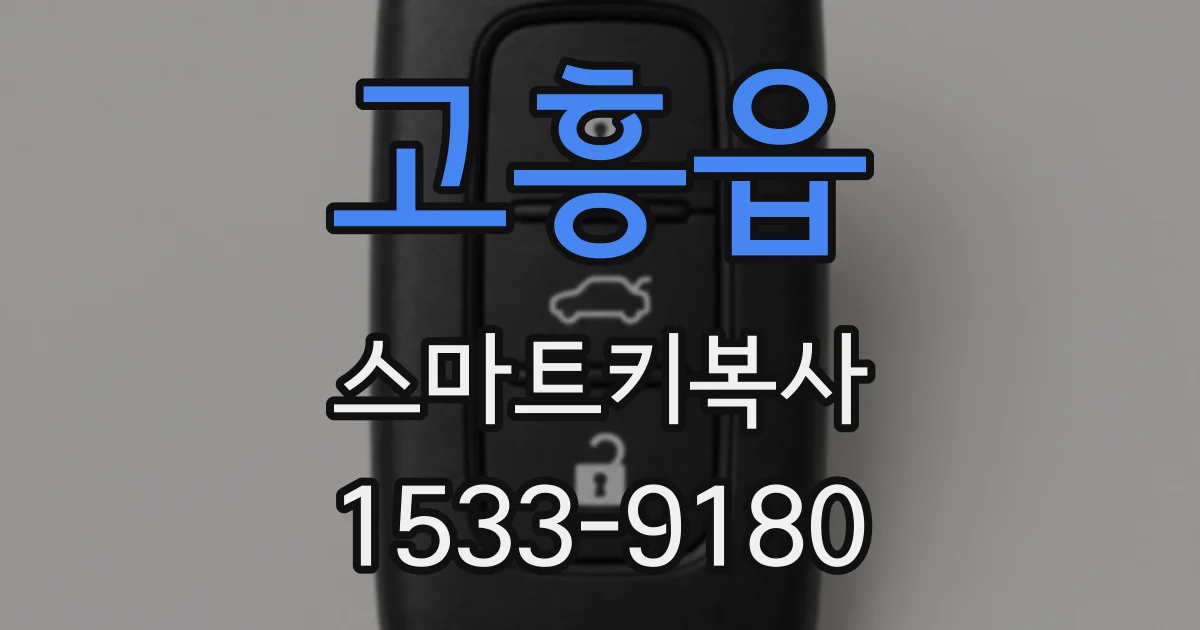 고흥읍 스마트키복사