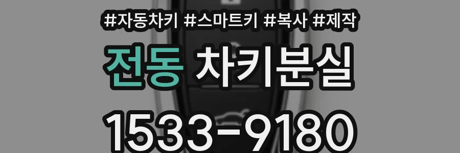 전동 차키분실