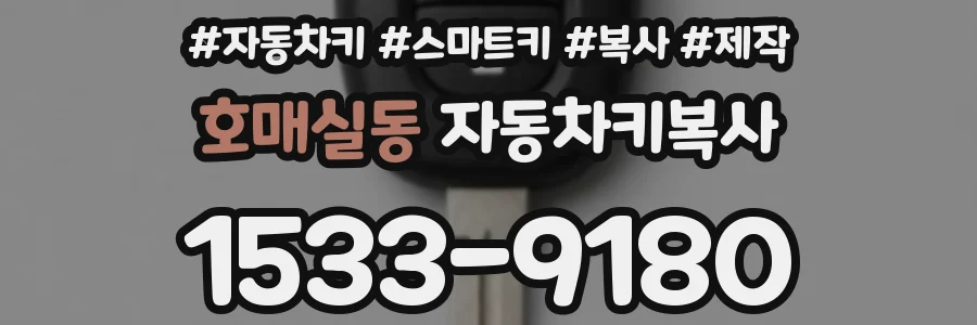 호매실동 자동차키복사