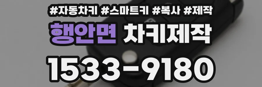 행안면 차키제작