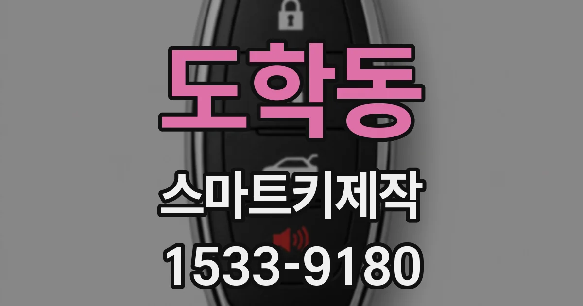 도학동 스마트키제작