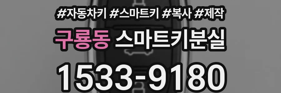 구룡동 스마트키분실
