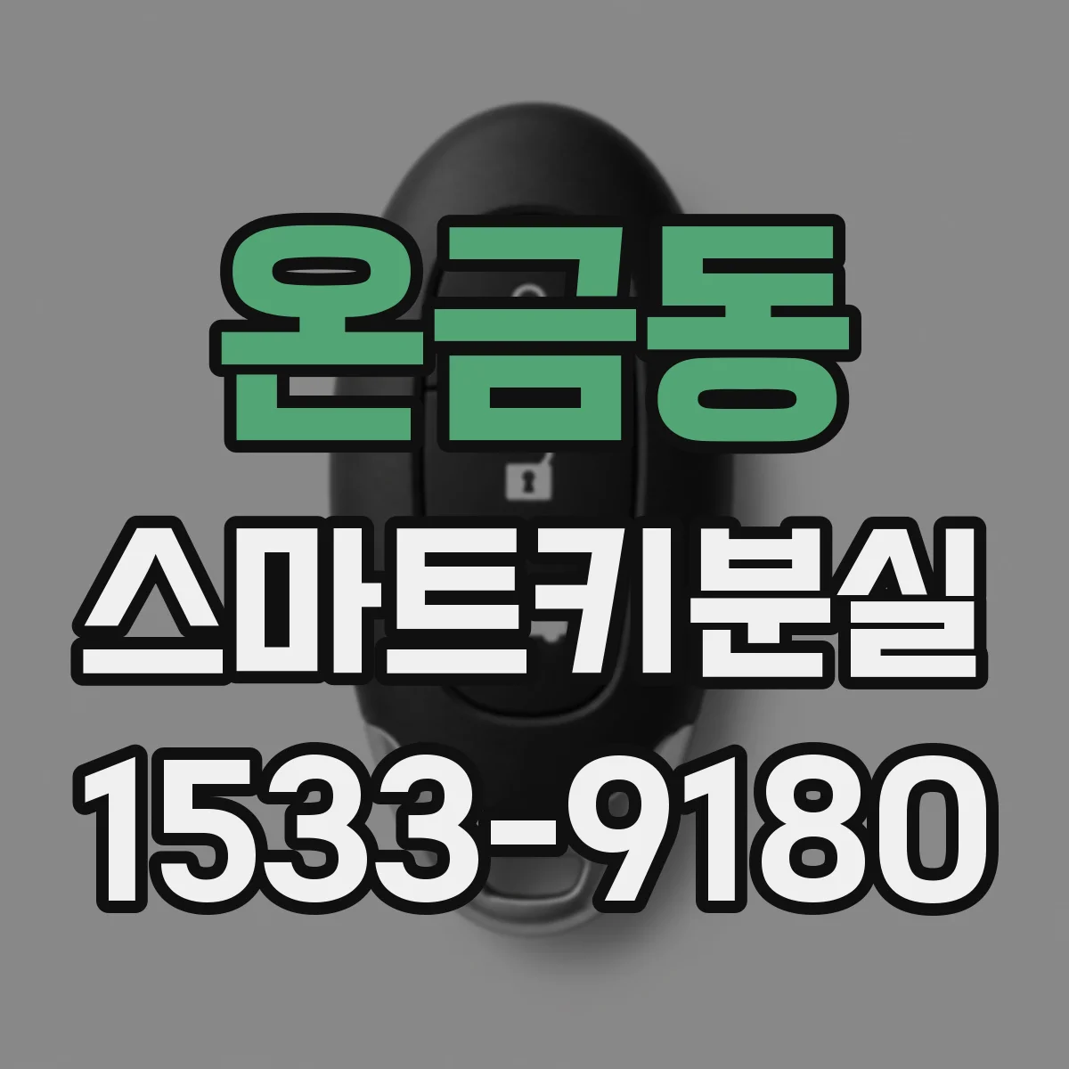 온금동 스마트키분실