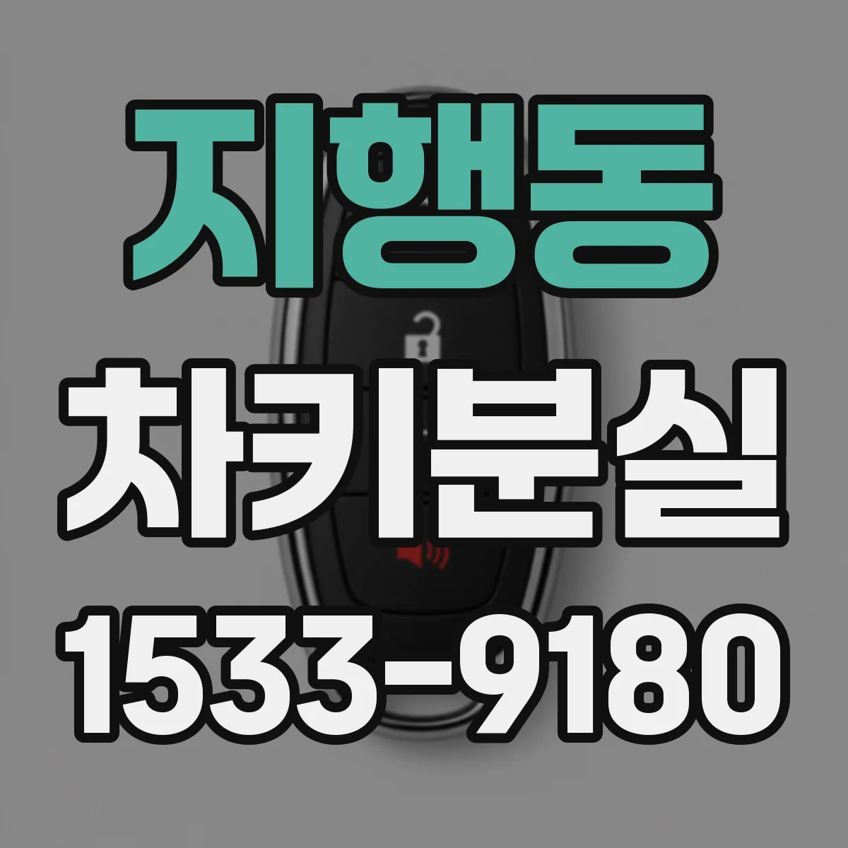 지행동 차키분실