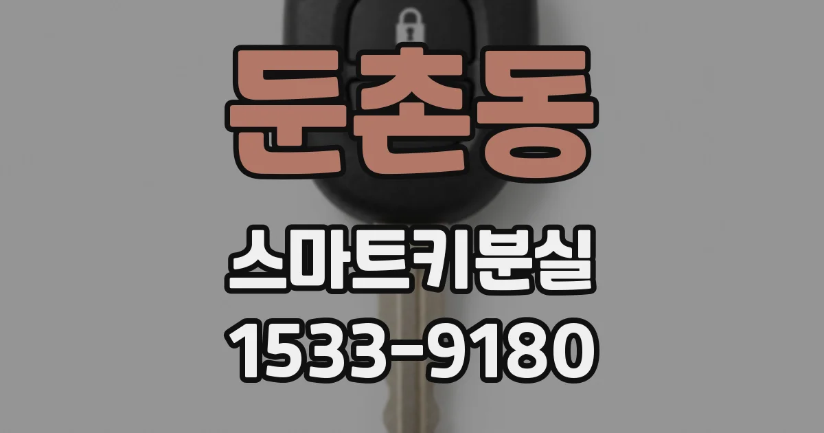 둔촌동 스마트키분실