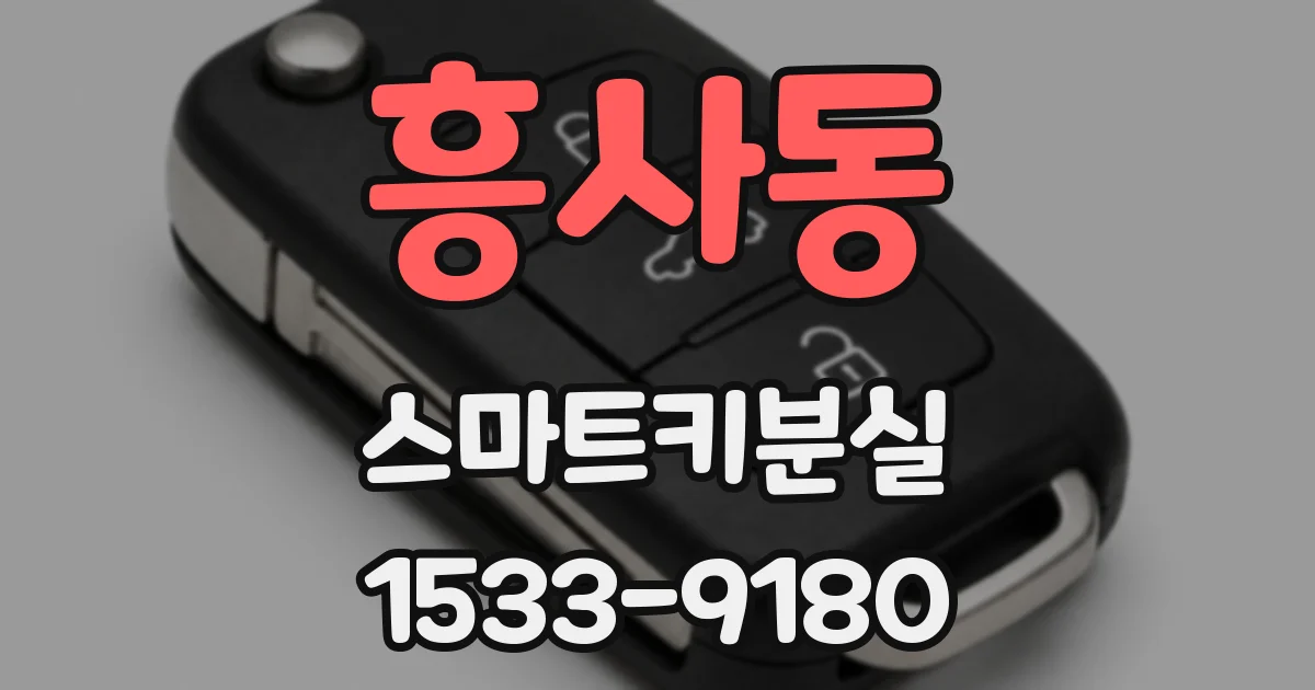 흥사동 스마트키분실