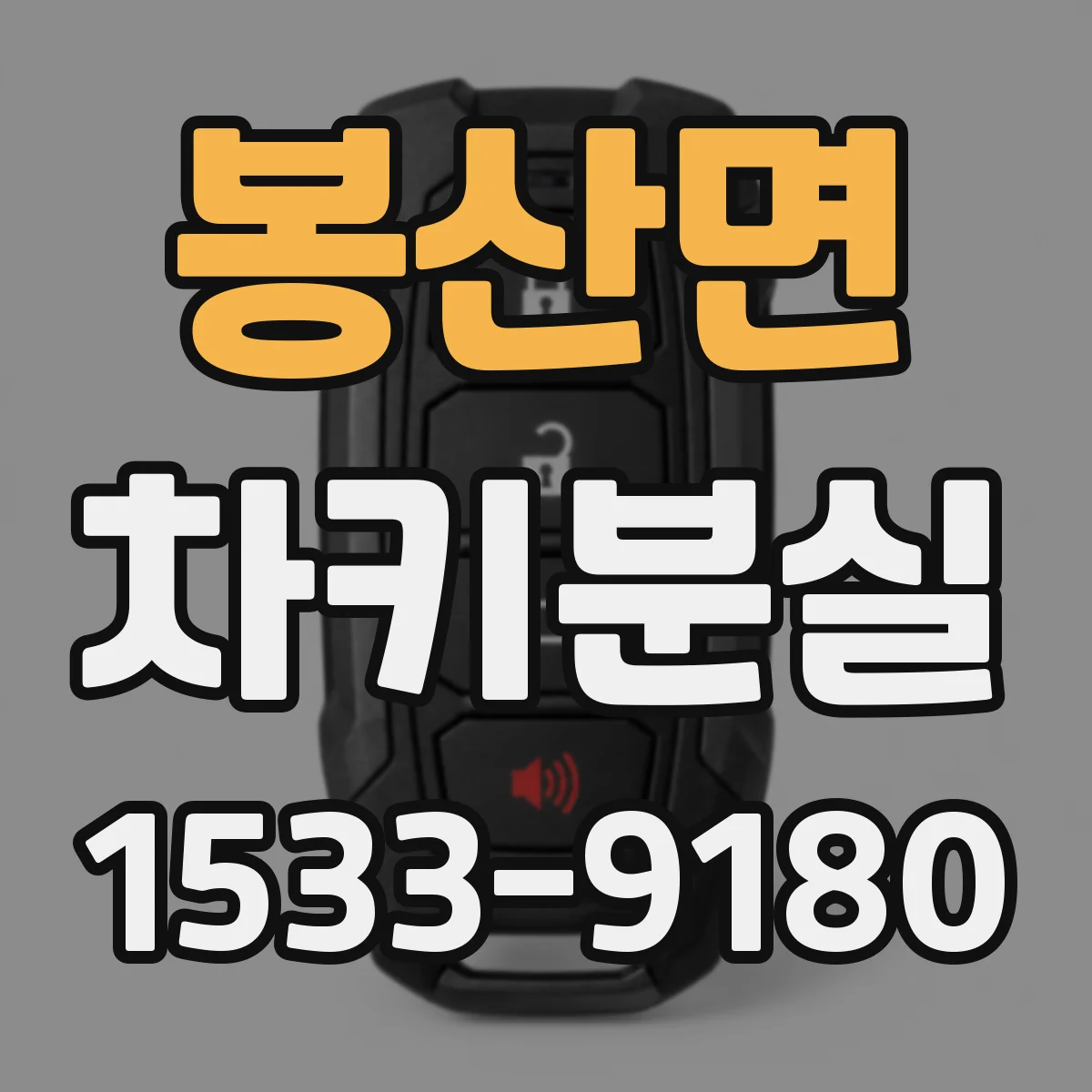 봉산면 차키분실