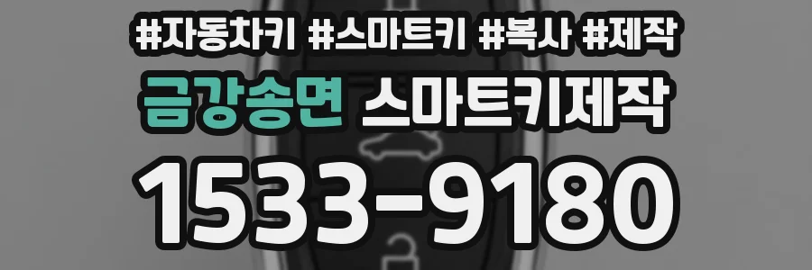 금강송면 스마트키제작