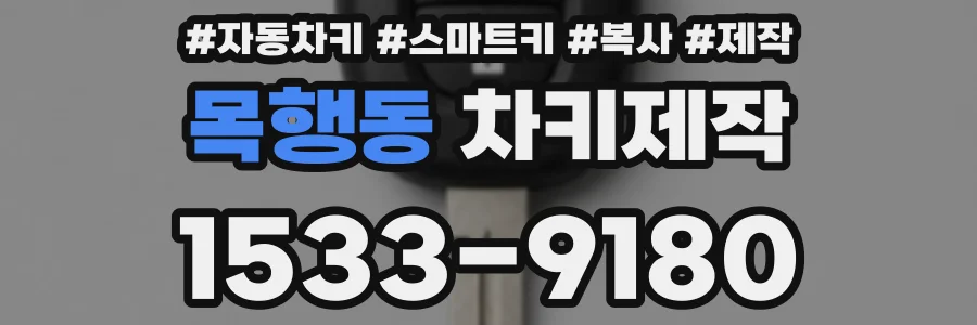 목행동 차키제작