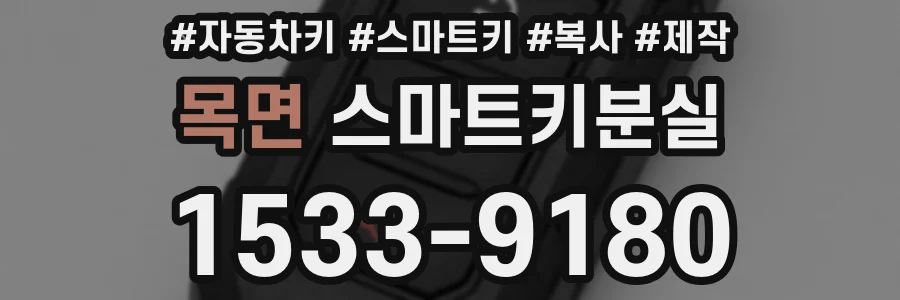 목면 스마트키분실