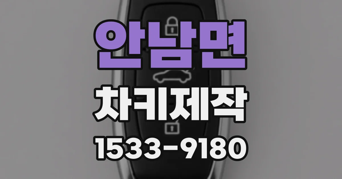 안남면 차키제작