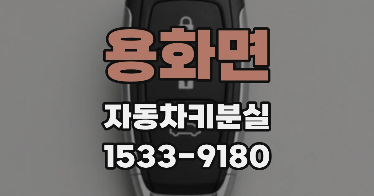 용화면 자동차키분실