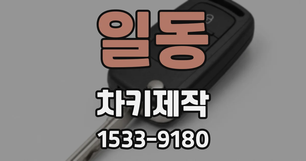 일동 차키제작