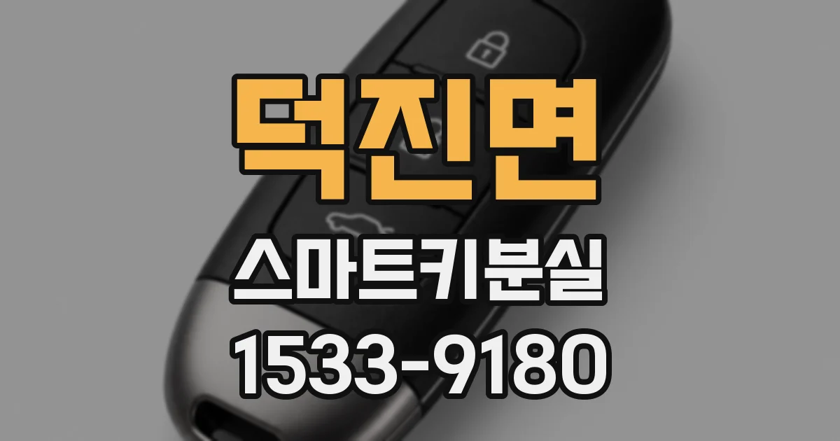 덕진면 스마트키분실