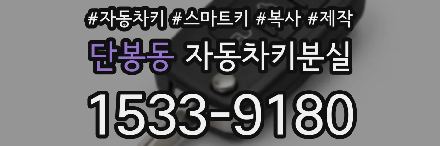 단봉동 자동차키분실