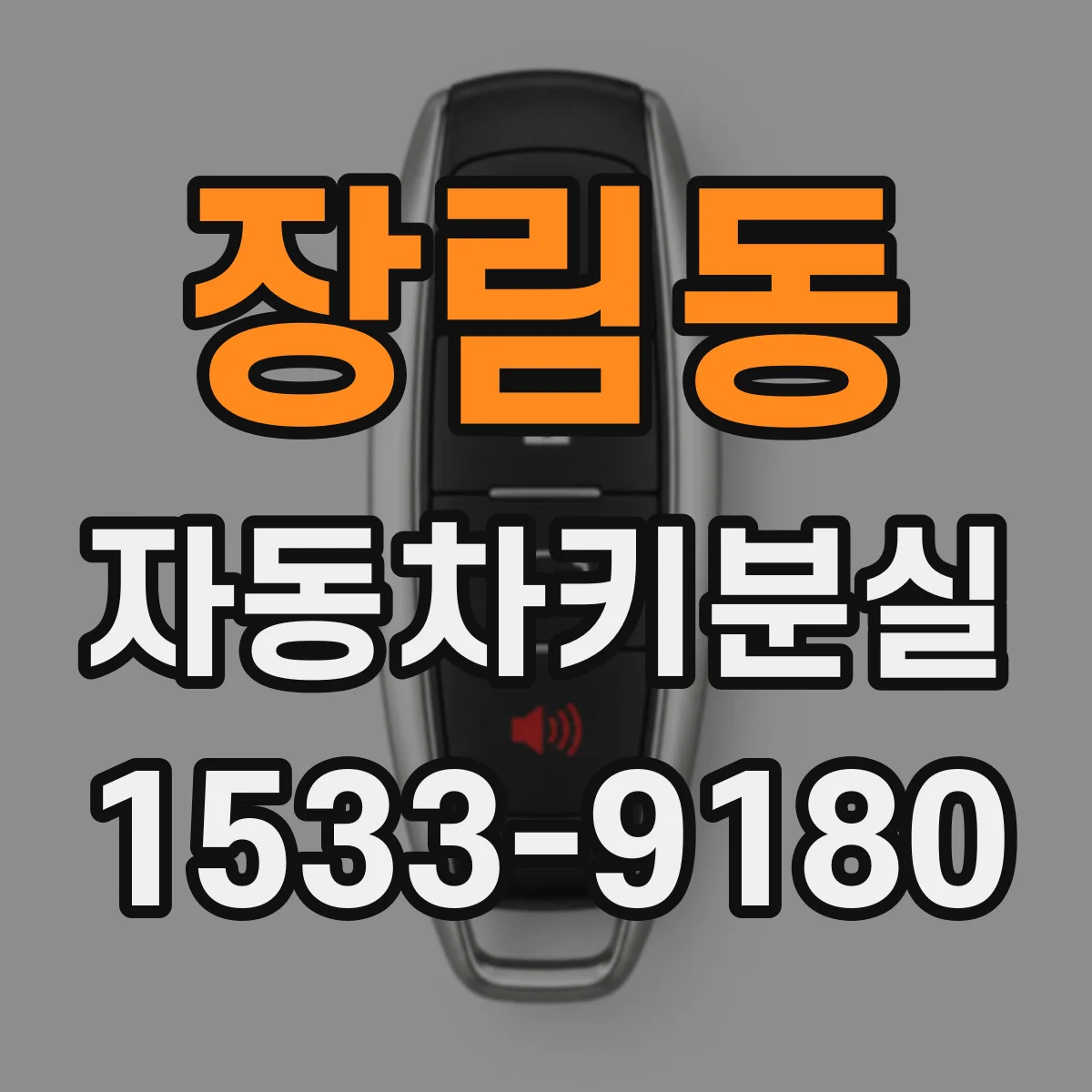 장림동 자동차키분실