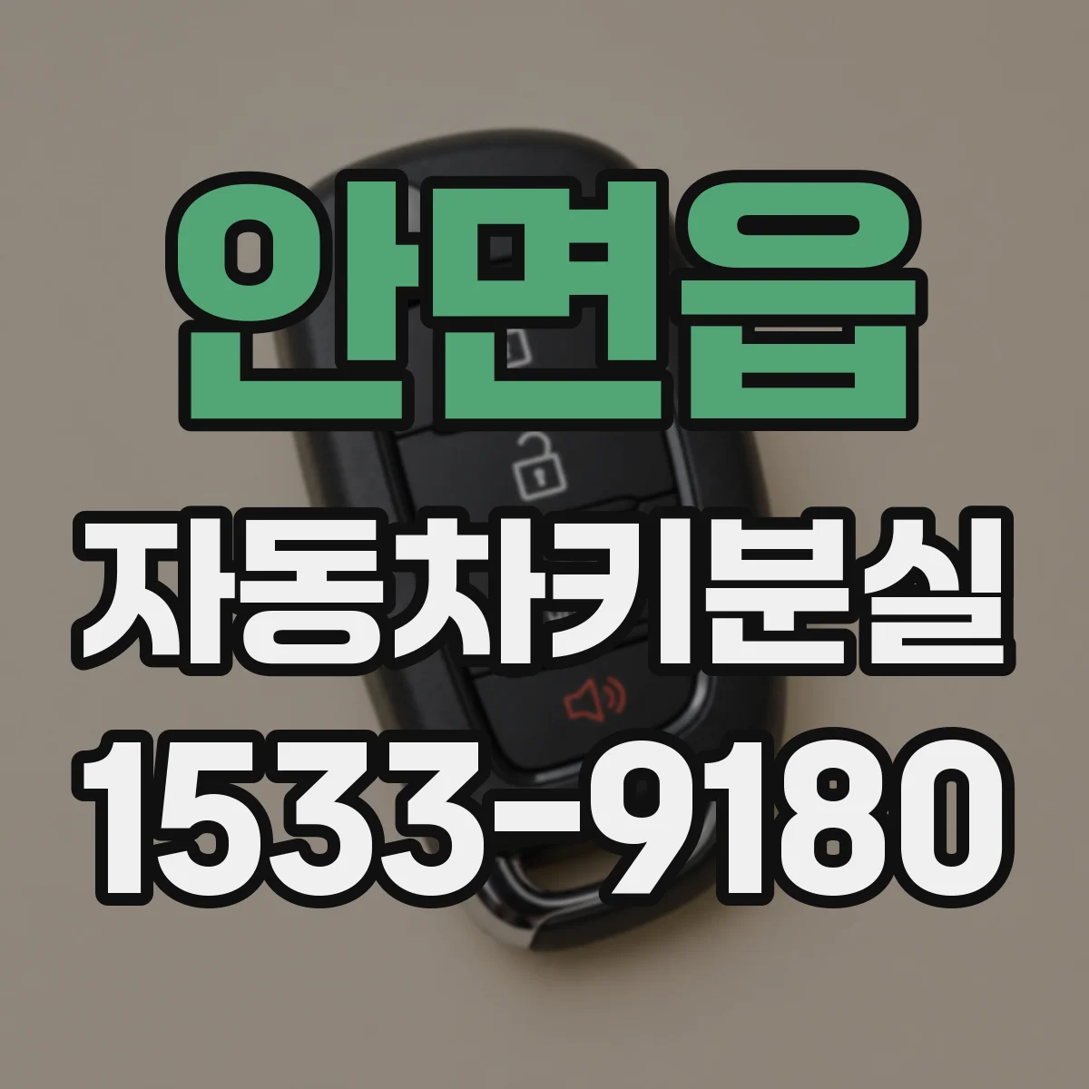 안면읍 자동차키분실