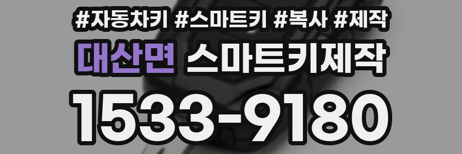 대산면 스마트키제작
