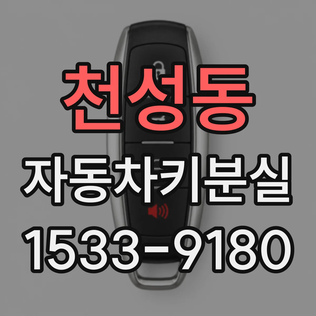 천성동 자동차키분실