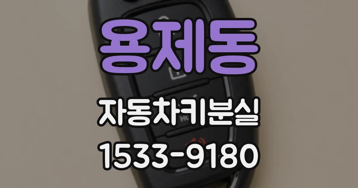 용제동 자동차키분실