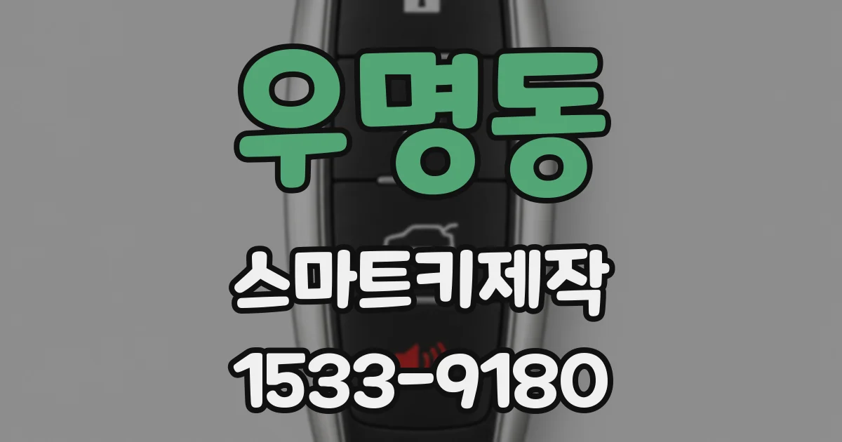 우명동 스마트키제작