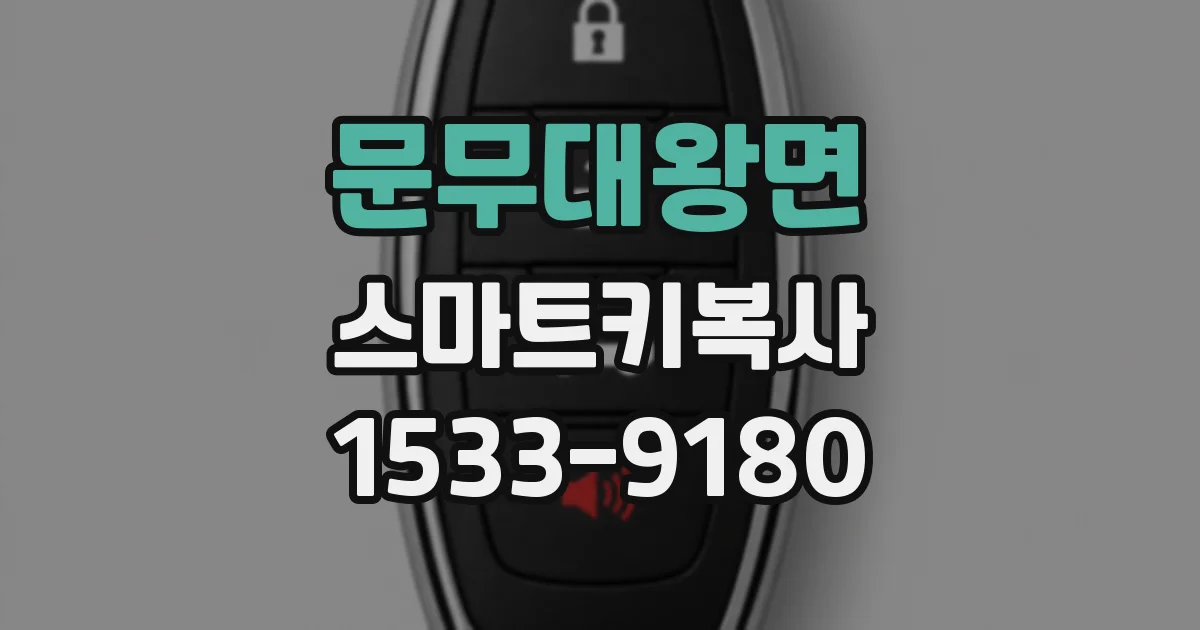 문무대왕면 스마트키복사
