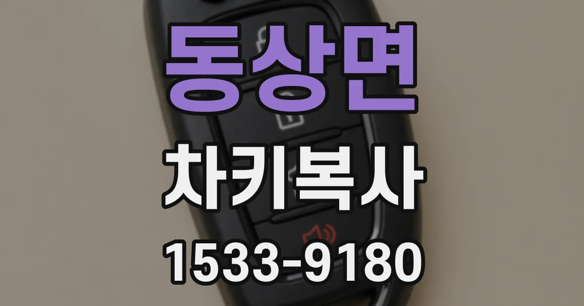 동상면 차키복사