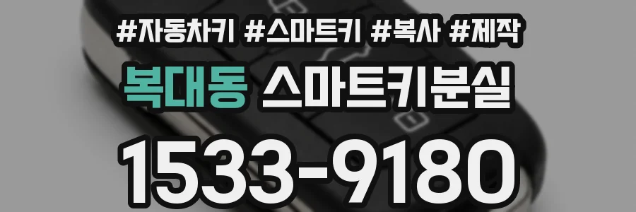 복대동 스마트키분실
