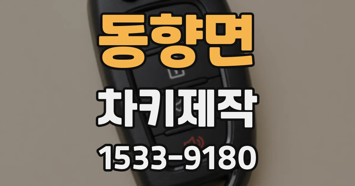 동향면 차키제작
