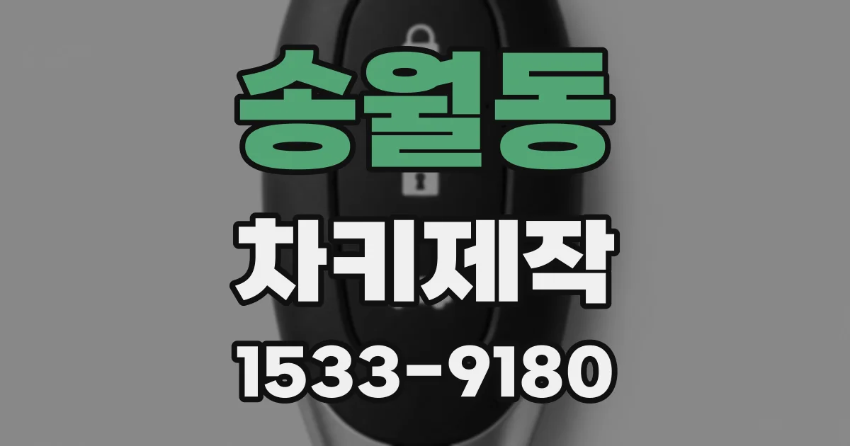 송월동 차키제작