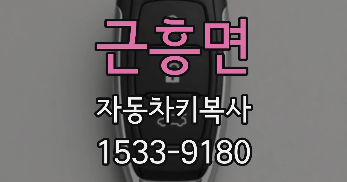 근흥면 자동차키복사