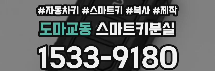 도마교동 스마트키분실