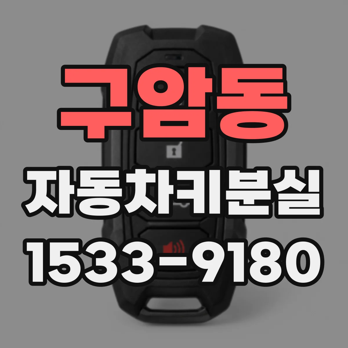 구암동 자동차키분실