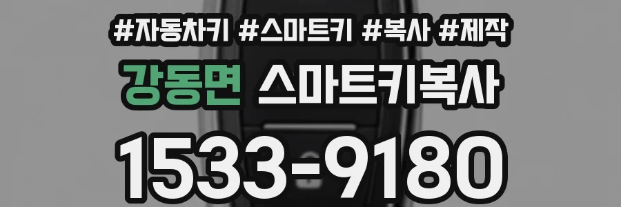 강동면 스마트키복사