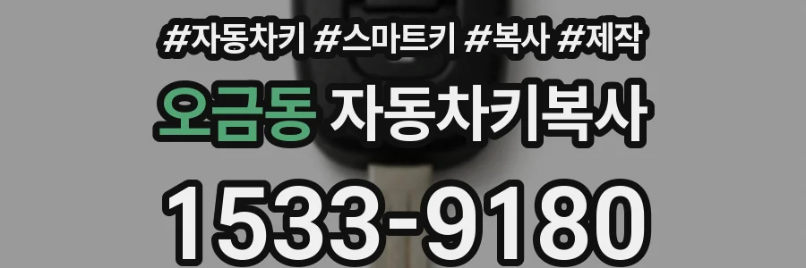 오금동 자동차키복사