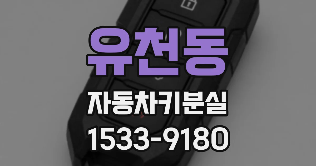 유천동 자동차키분실