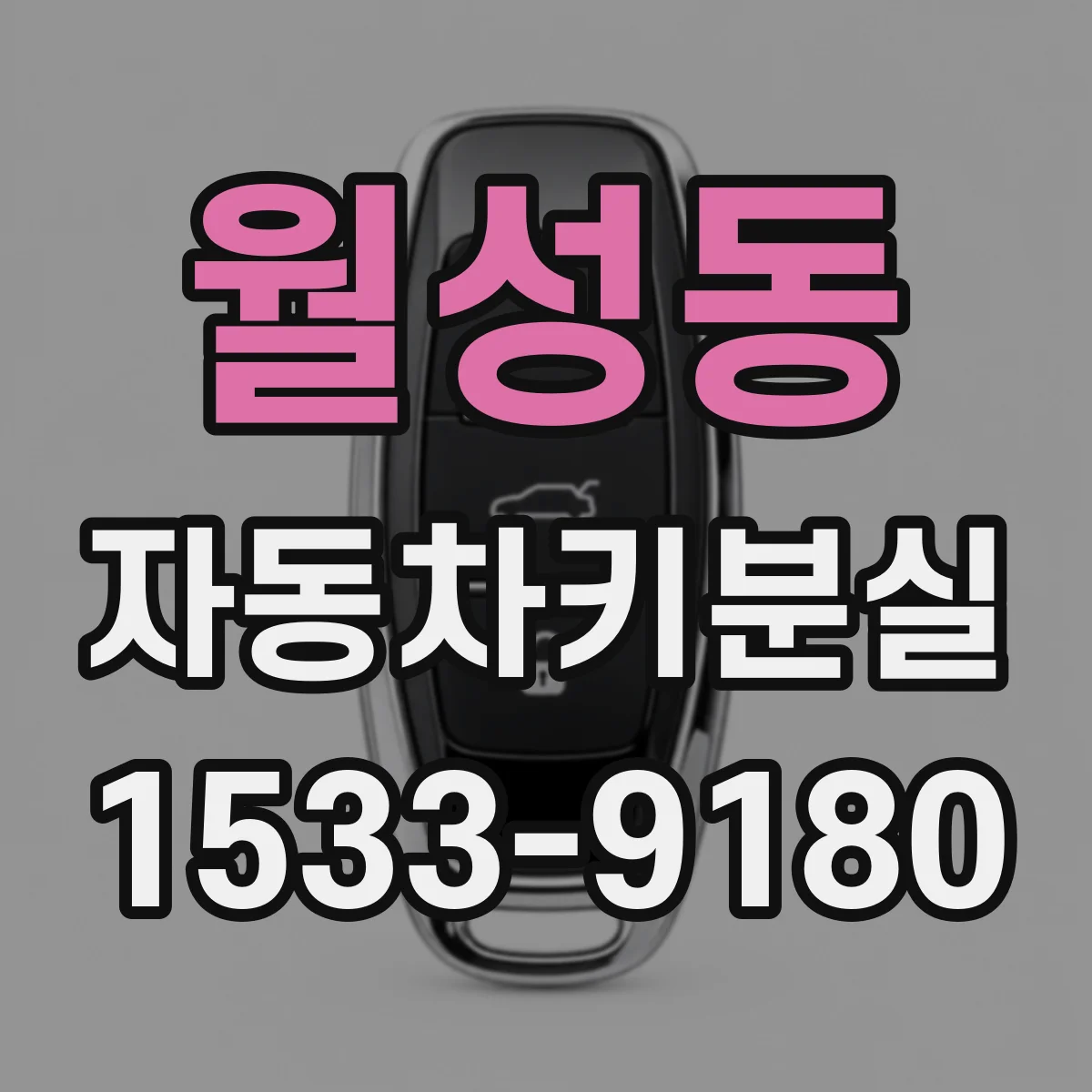 월성동 자동차키분실