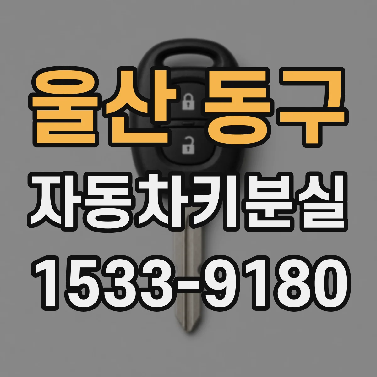 울산 동구 자동차키분실