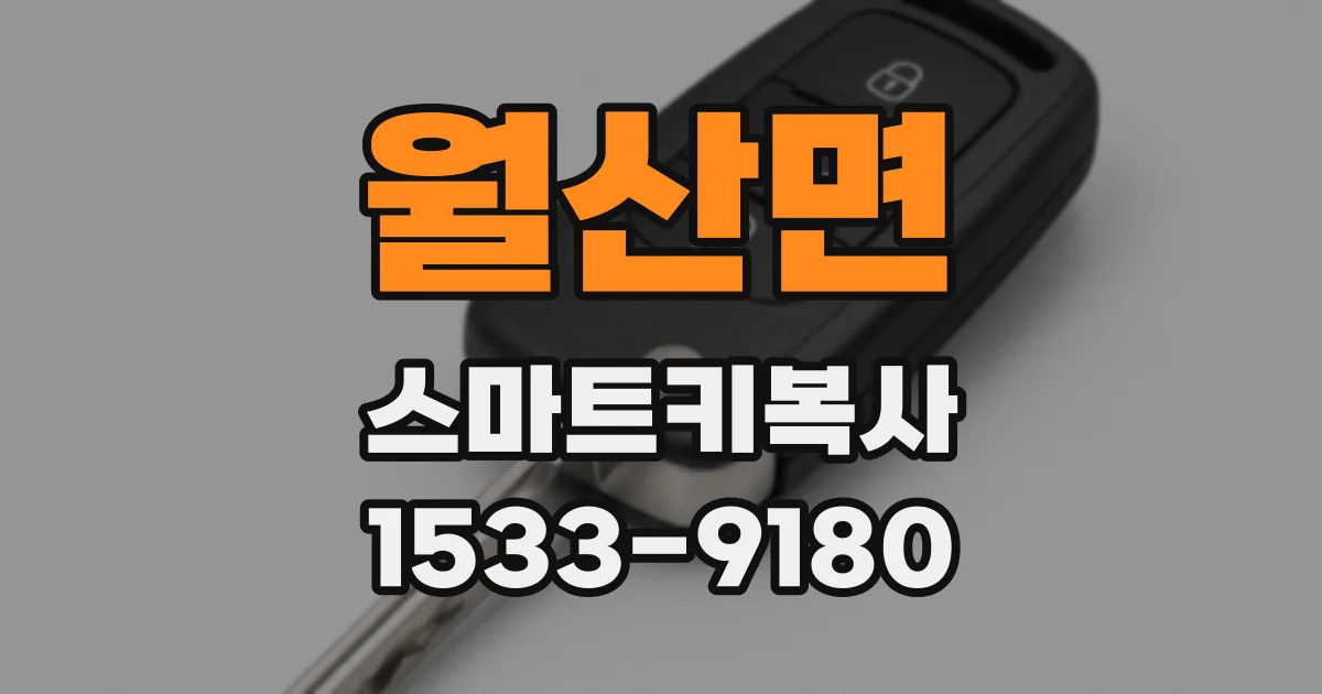 월산면 스마트키복사