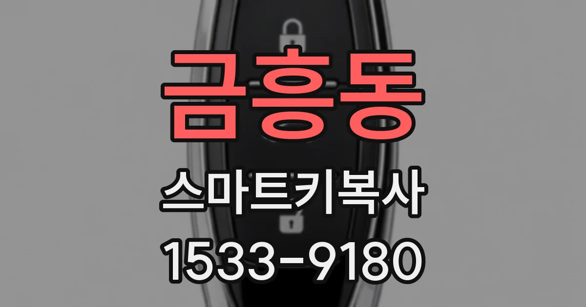 금흥동 스마트키복사
