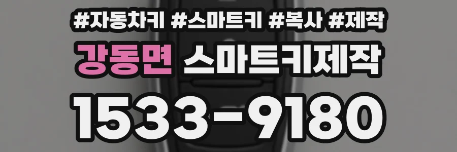 강동면 스마트키제작