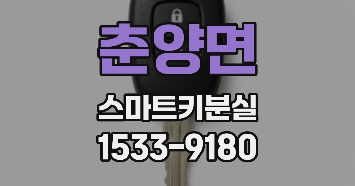 춘양면 스마트키분실