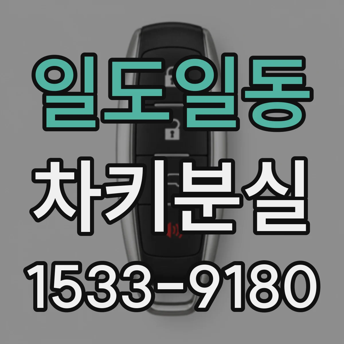 일도일동 차키분실