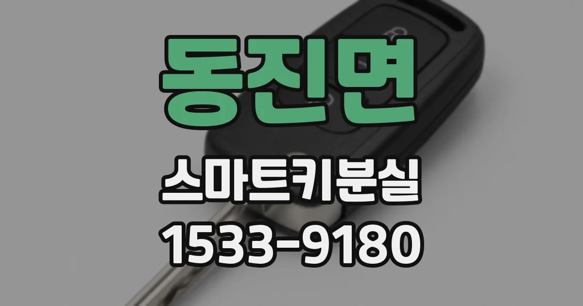 동진면 스마트키분실