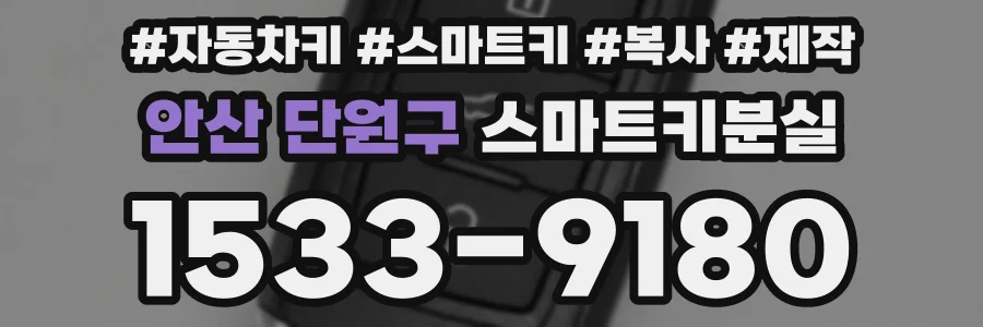 안산 단원구 스마트키분실