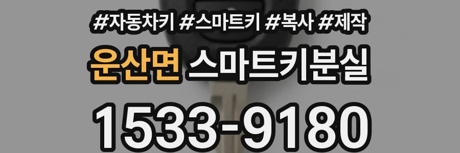 운산면 스마트키분실
