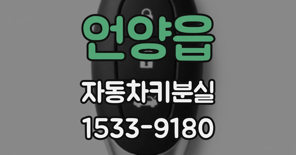 언양읍 자동차키분실