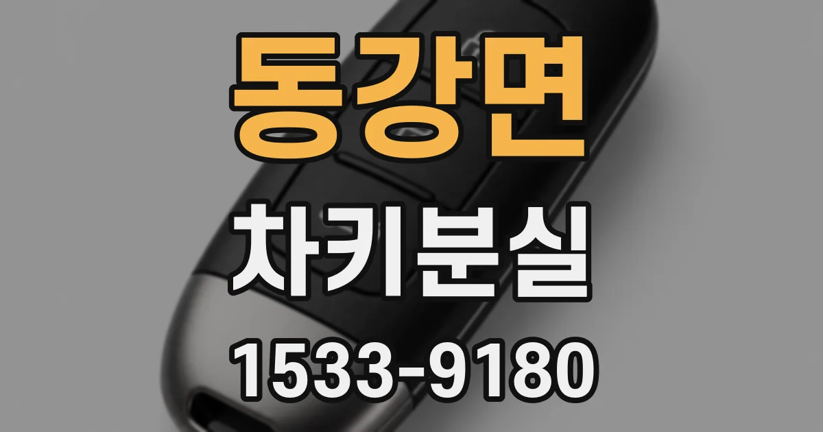 동강면 차키분실