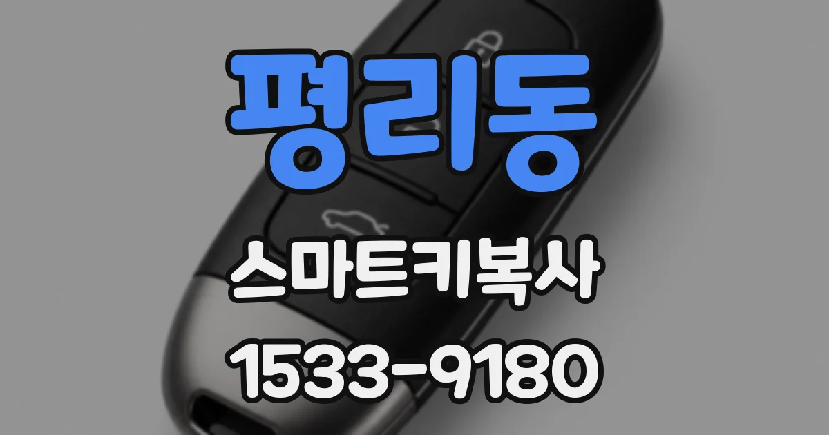 평리동 스마트키복사