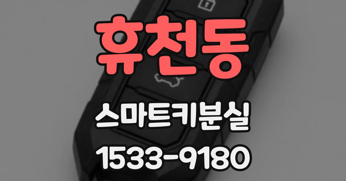 휴천동 스마트키분실